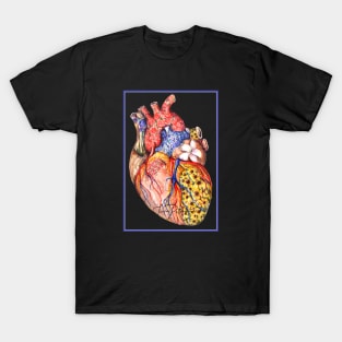 Flower Power Heart T-Shirt